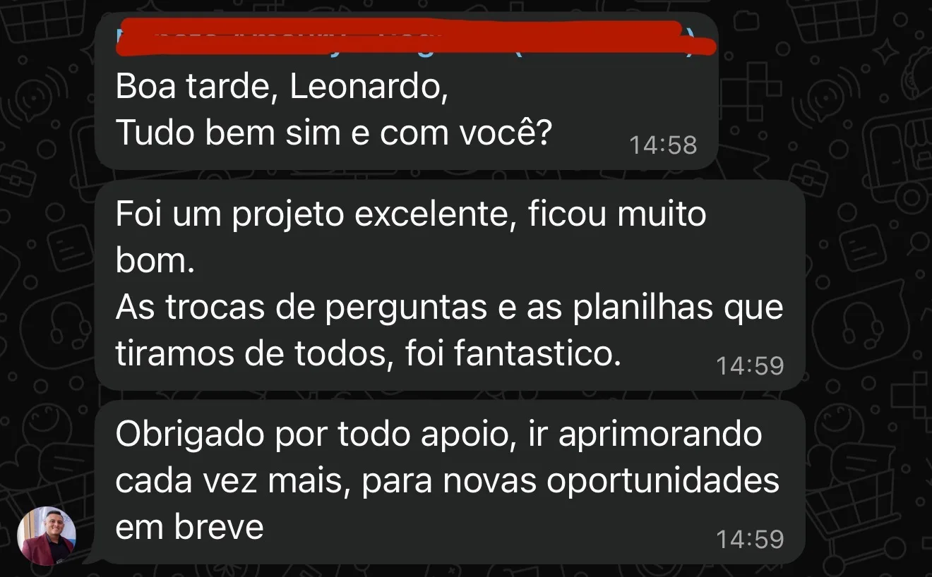 Depoimento visual da Rcams Seguros